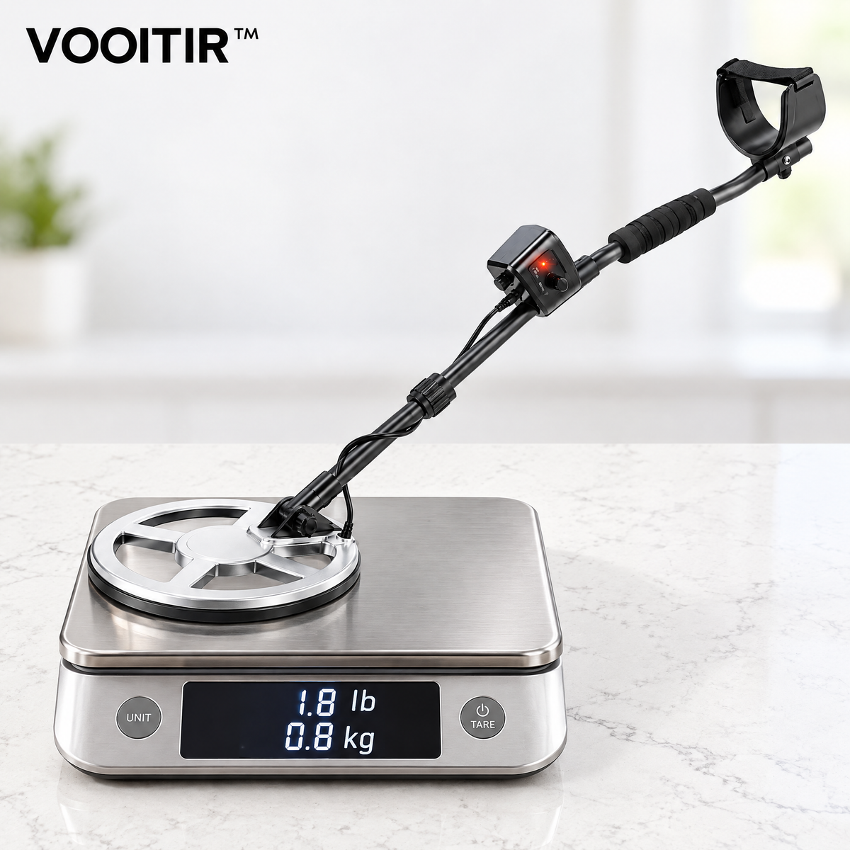 VOOITIR™ TerraScan Mini Metal Detector weight
