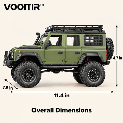 VOOITIR™ Rover X All-Terrain Crawler dimensions