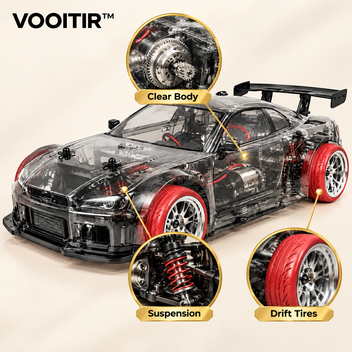 VOOITIR™ Phantom RC Drift Racer detail image