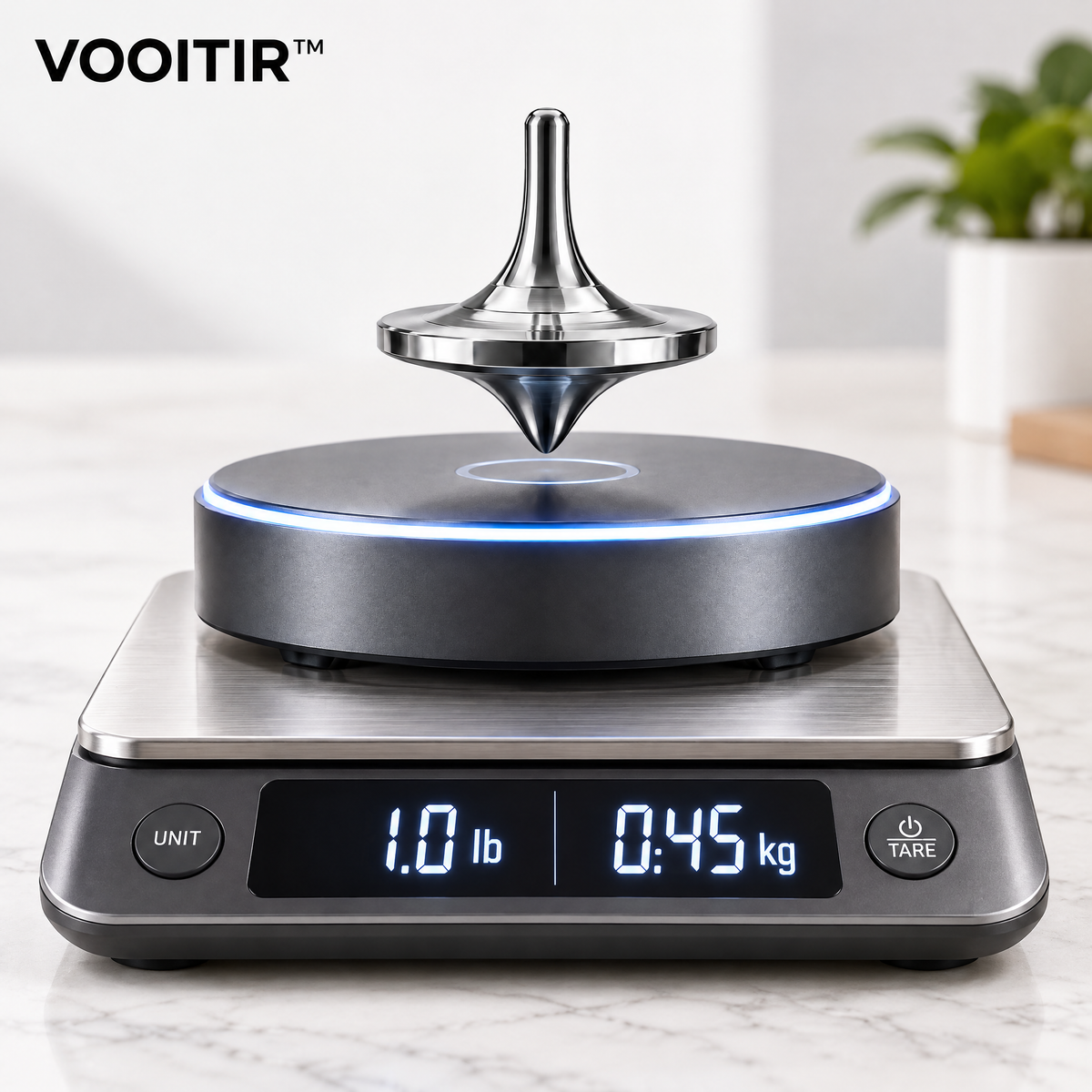 VOOITIR™ Orbit Magnetic Gyro weight and scale